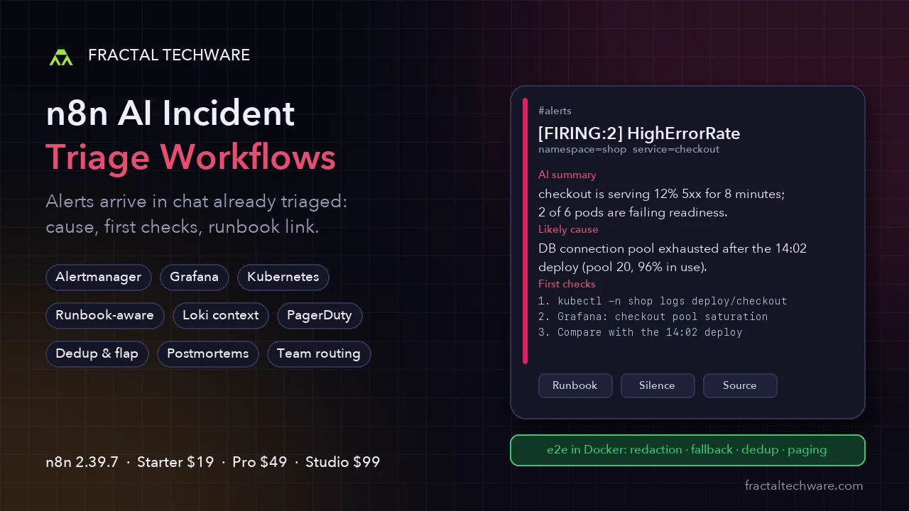 n8n AI Incident Triage Workflows cover